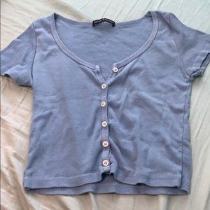 Brandy Melville Blue Zelly Top